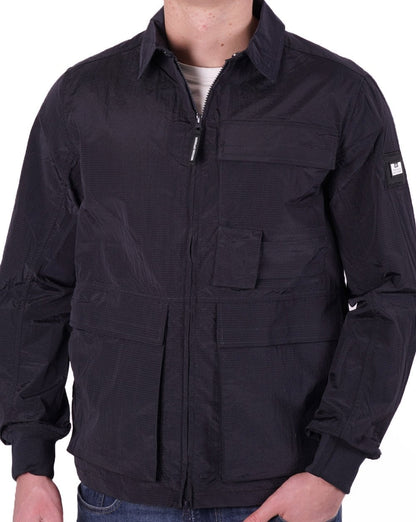 Weekend Offender Kell Überhemd Marineblau