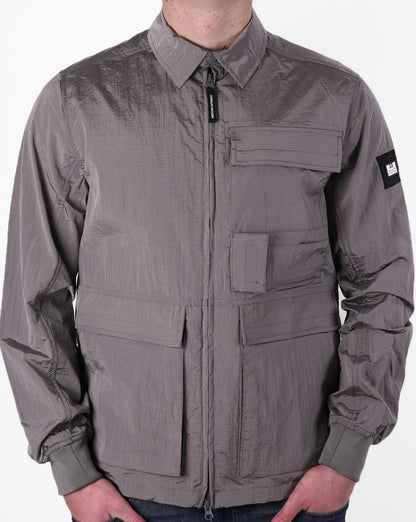 Weekend Offender Kell Overshirt Rauchgrau