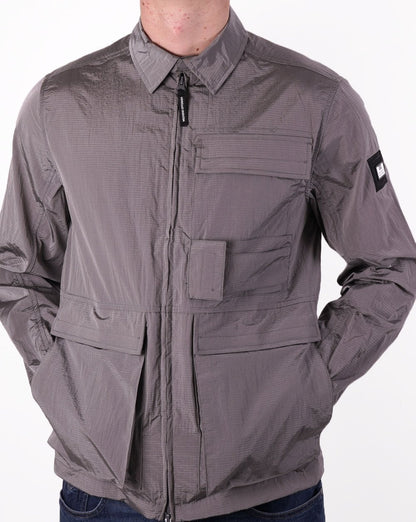 Weekend Offender Kell Overshirt Rauchgrau