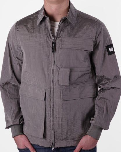 Weekend Offender Kell Overshirt Rauchgrau