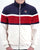 Fila Vintage Velour Track Top Gardenia Navy Red