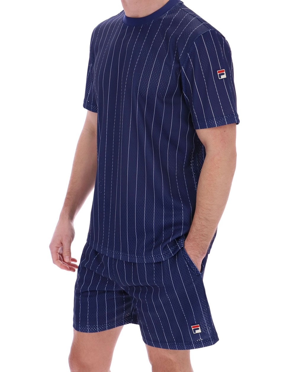 Fila Vintage Jair Mesh Shorts Marineblau