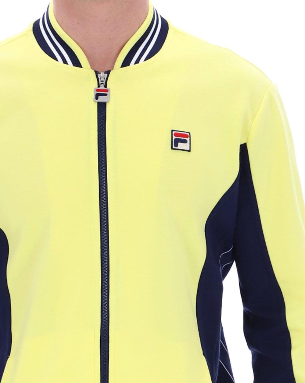 Fila Vintage Mk1 Settanta Trainingsjacke Gelb/Marineblau