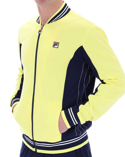 Fila Vintage Mk1 Settanta Trainingsjacke Gelb/Marineblau