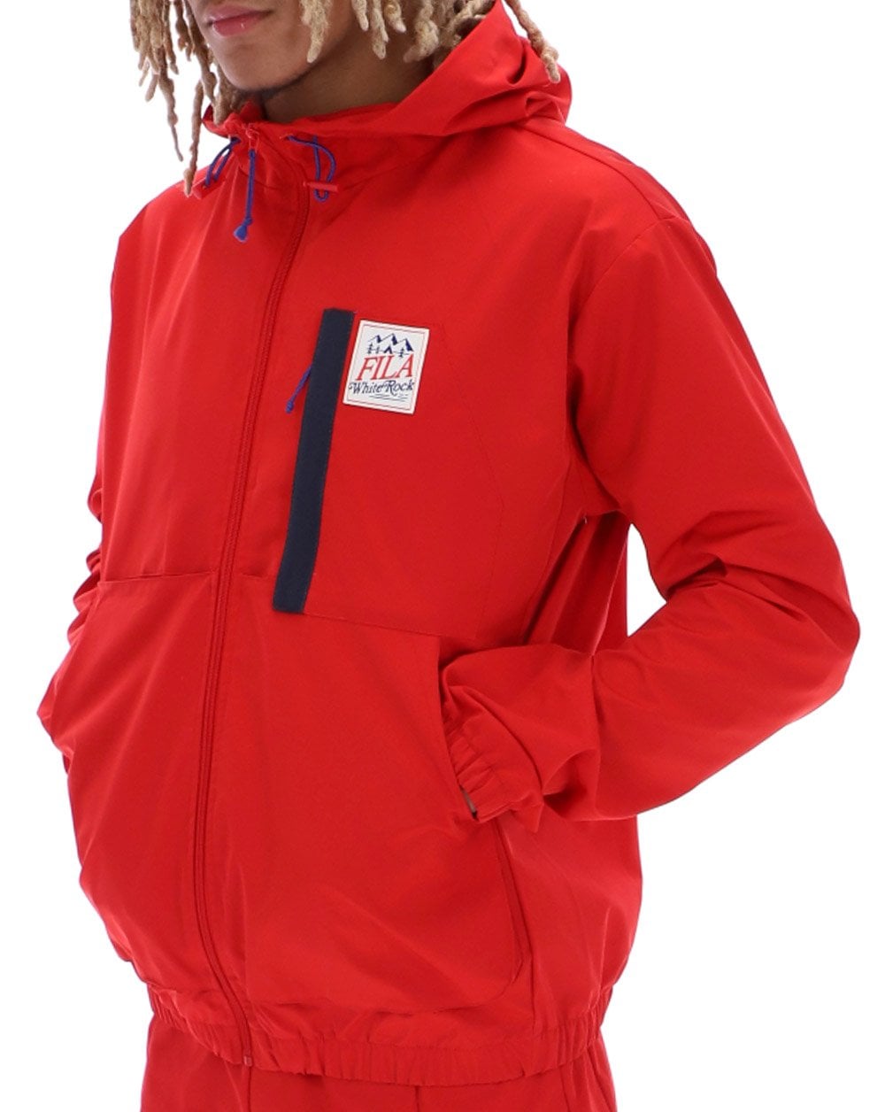 Fila White Rock Zane Windbreaker Red