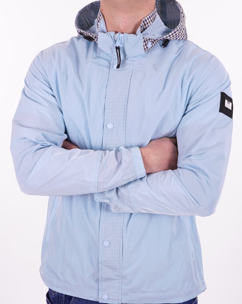 Weekend Offender Saunders Jacke Himmelblau