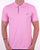 Gant Contrast Collar Polo Shirt Bright Pink