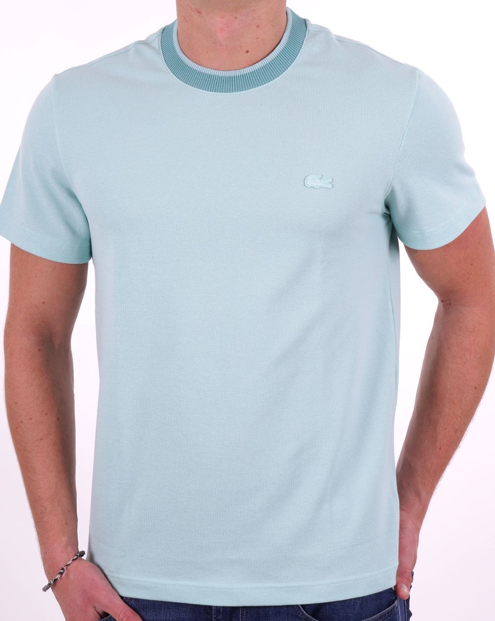Lacoste Pique T-Shirt Pastille Mint