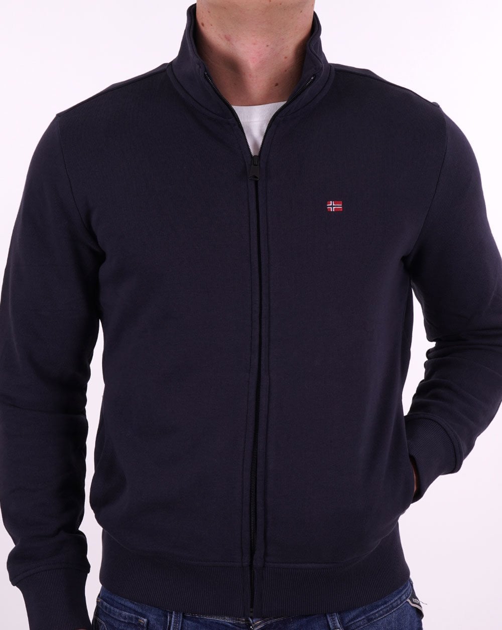 Napapijri Balis Full Zip Sweatshirt Marineblau