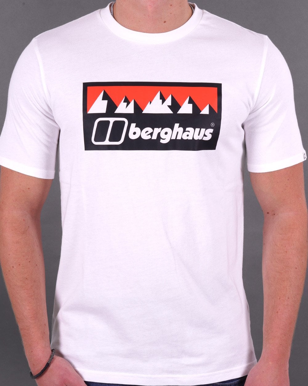 Berghaus Grey Fangs Peak T-Shirt Reinweiß