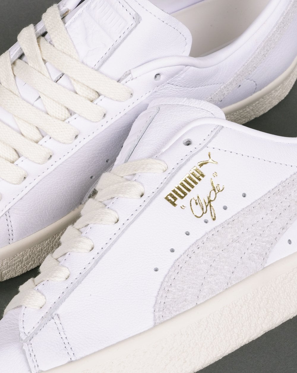 Puma Clyde Base Trainer Whisper White
