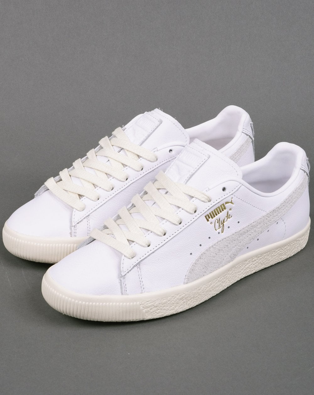 Puma Clyde Base Trainer Whisper White