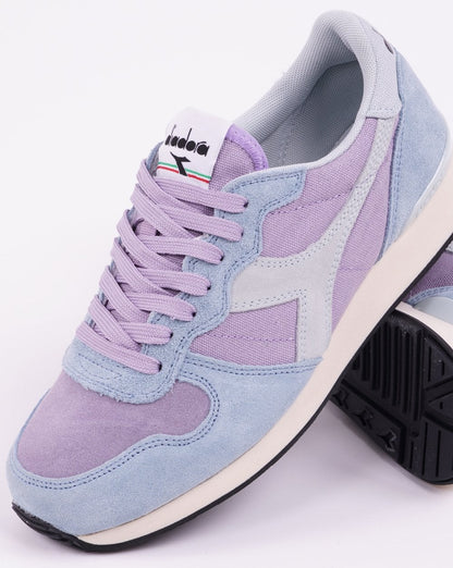 Diadora Camaro Wildledertrainer Lavendelgrau/Steinblau