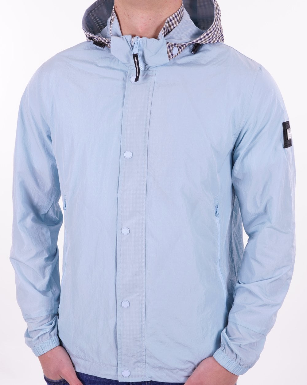 Weekend Offender Saunders Jacke Himmelblau