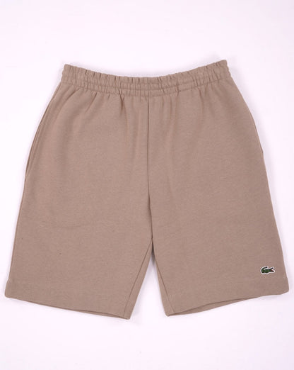 Lacoste Fleece-Shorts, dunkler Sand