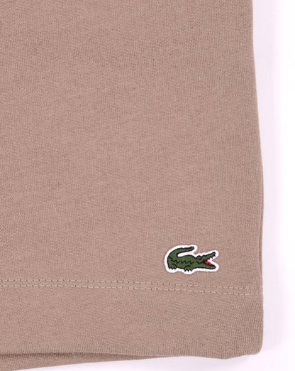 Lacoste Fleece-Shorts, dunkler Sand