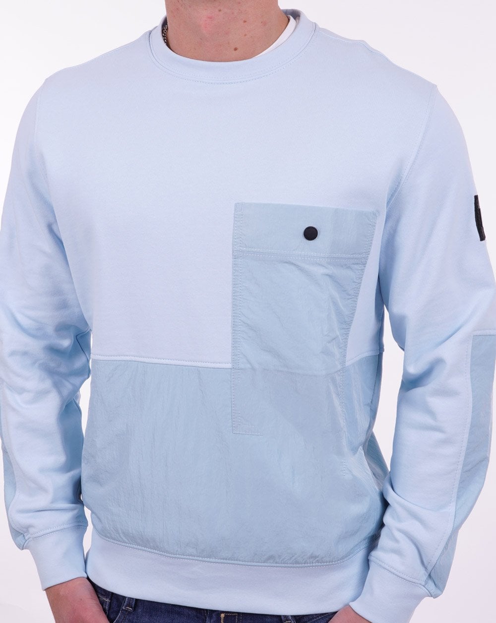 Weekend Offender Sirenko Sweatshirt Himmelblau