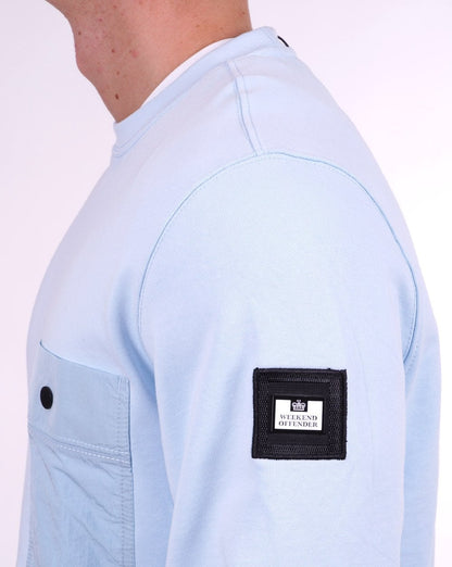 Weekend Offender Sirenko Sweatshirt Himmelblau