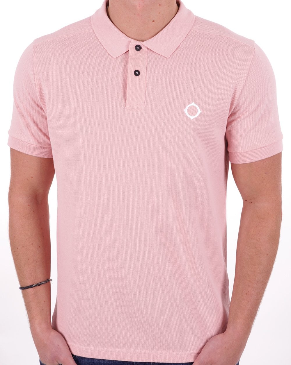 Ma.strum Piqué-Poloshirt Rosa
