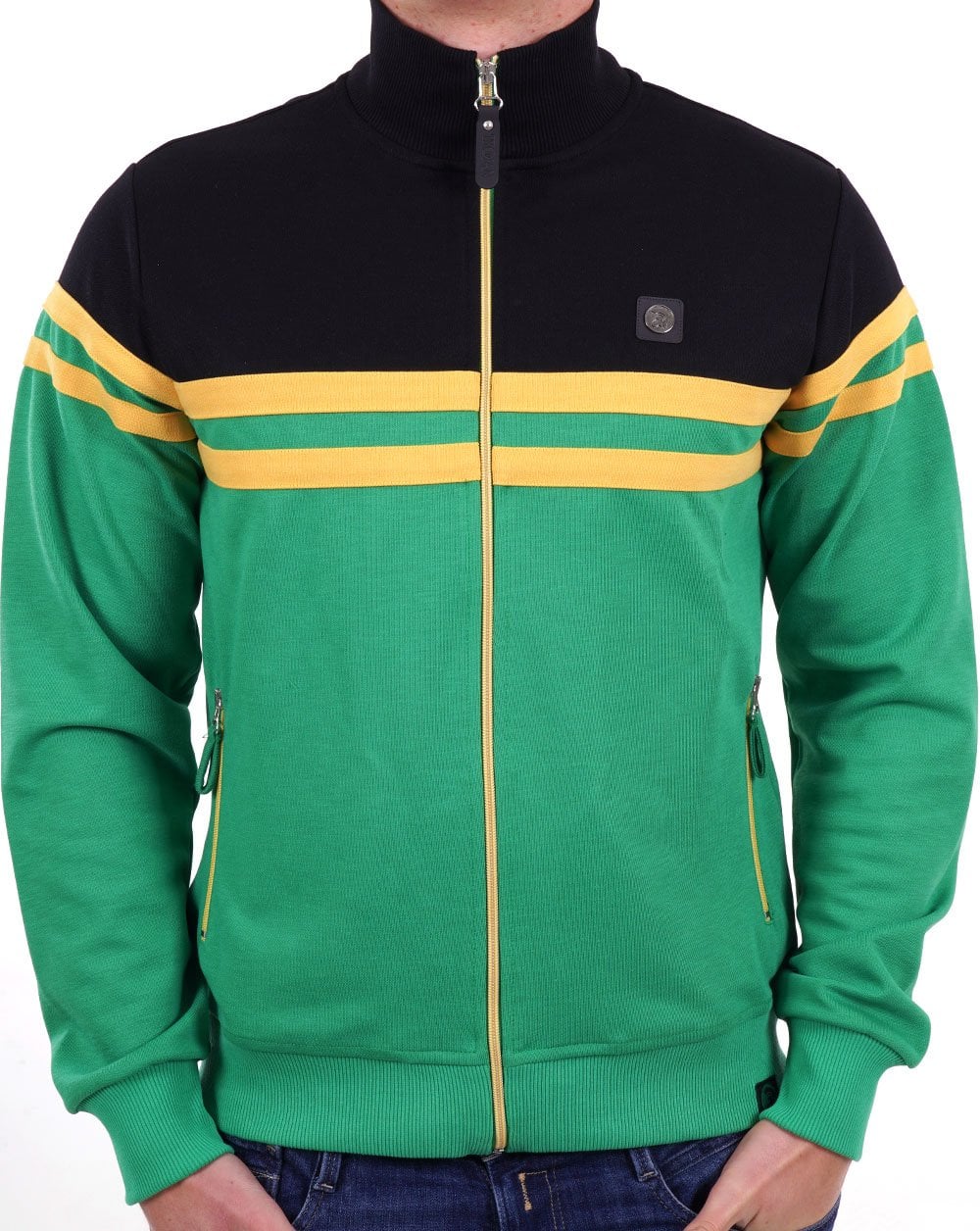 Trojan – Trainingsjacke mit Streifenmuster und Jam-Muster