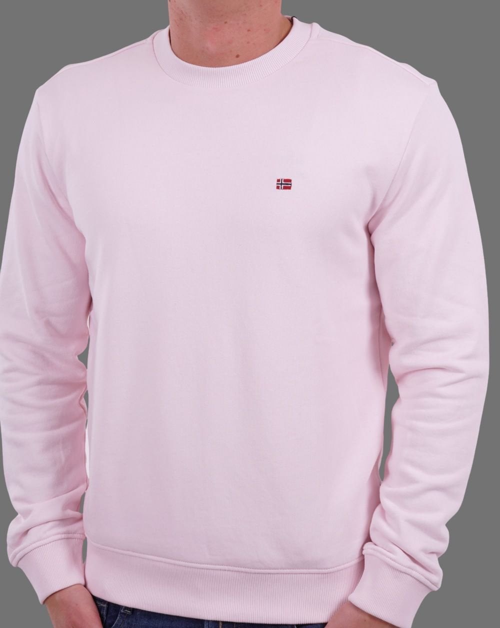Napapijri Balis Rundhals-Sweatshirt Hellrosa