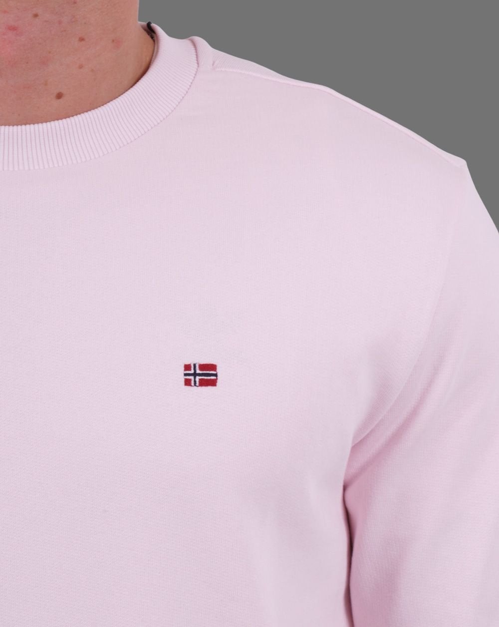 Napapijri Balis Rundhals-Sweatshirt Hellrosa
