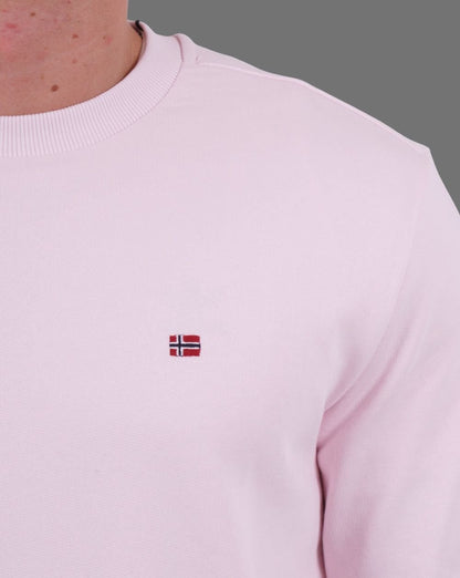 Napapijri Balis Rundhals-Sweatshirt Hellrosa