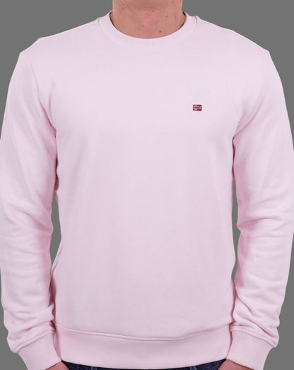 Napapijri Balis Rundhals-Sweatshirt Hellrosa
