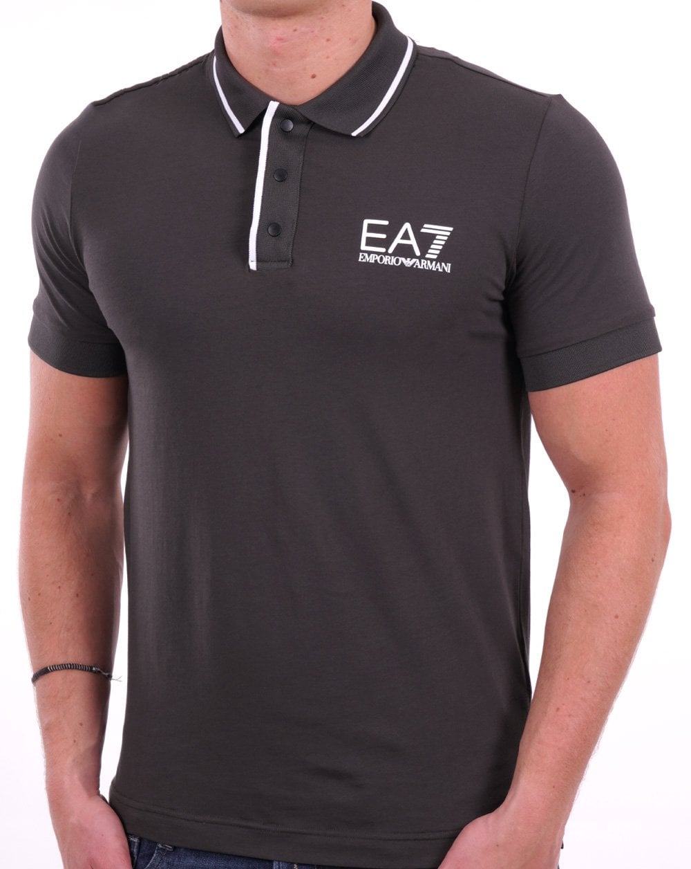 EA7 Tennis Club Poloshirt Raven
