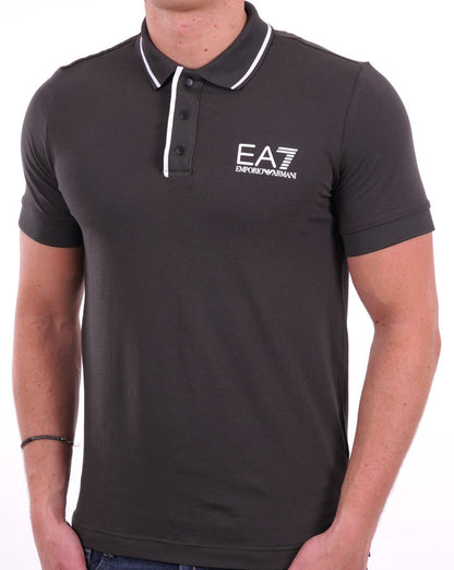 EA7 Tennis Club Poloshirt Raven