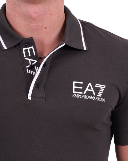 EA7 Tennis Club Poloshirt Raven
