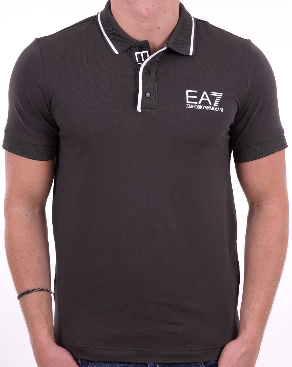 EA7 Tennis Club Poloshirt Raven