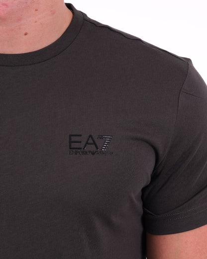 EA7 Emporio Armani Klassisches T-Shirt Rabe