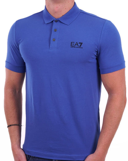 EA7 Classic Poloshirt Kobaltblau