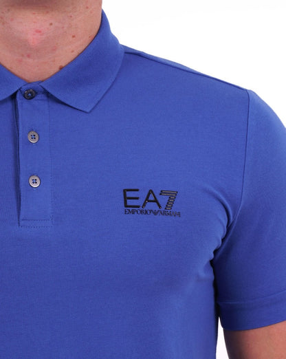 EA7 Classic Poloshirt Kobaltblau