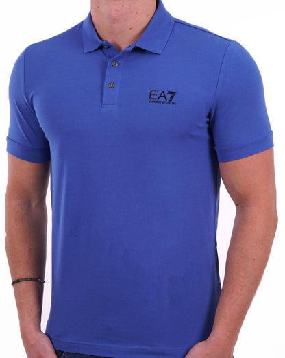 EA7 Classic Poloshirt Kobaltblau