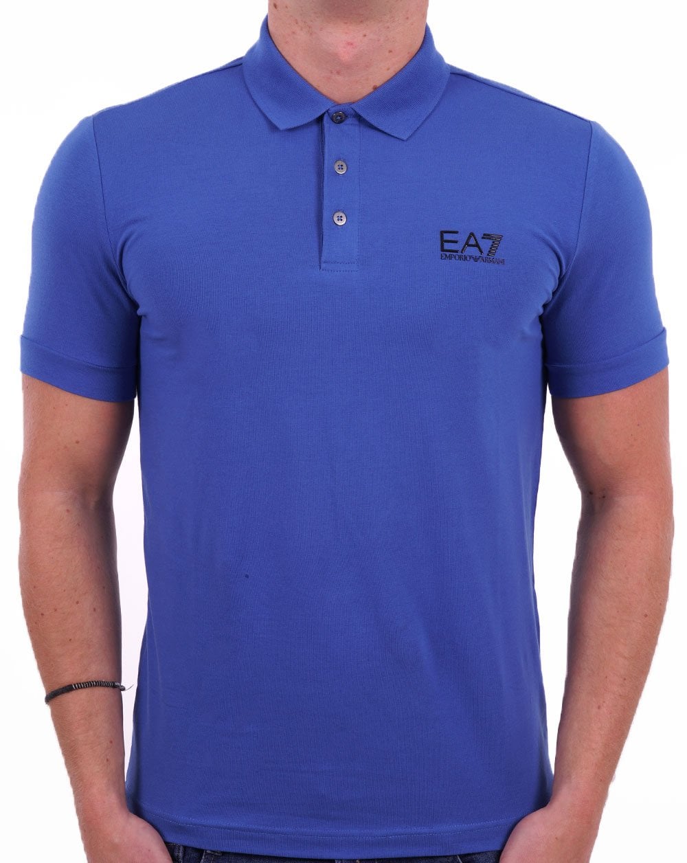 EA7 Classic Poloshirt Kobaltblau