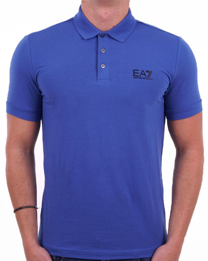 EA7 Classic Poloshirt Kobaltblau