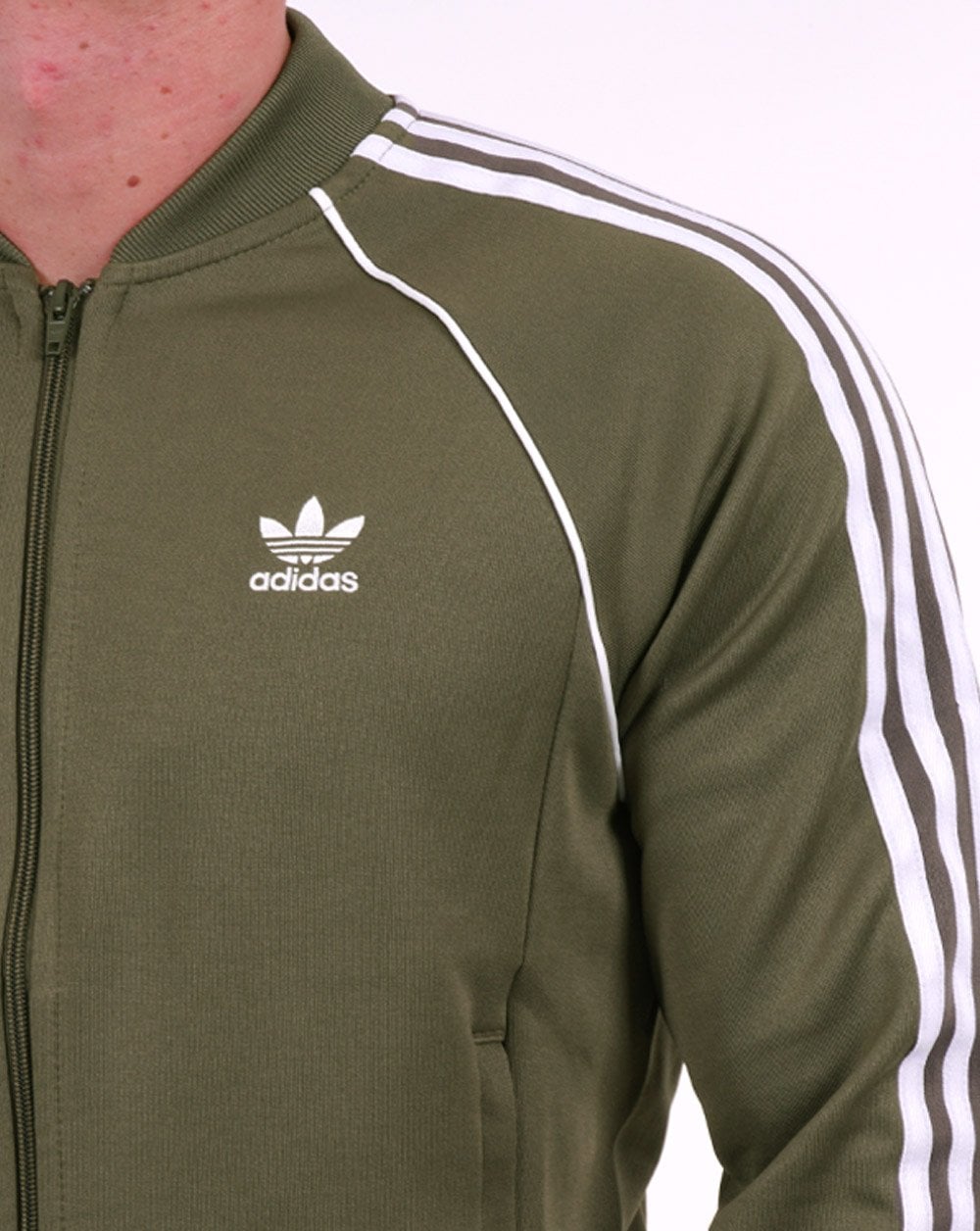 Adidas Originals Superstar Trainingsjacke Olivgrün