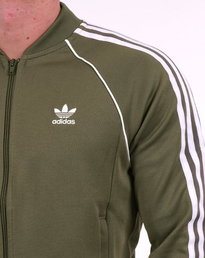 Adidas Originals Superstar Trainingsjacke Olivgrün