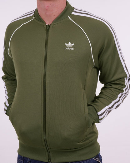 Adidas Originals Superstar Trainingsjacke Olivgrün
