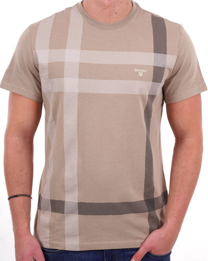 Barbour – Norman – T-Shirt in verwaschenem Stein