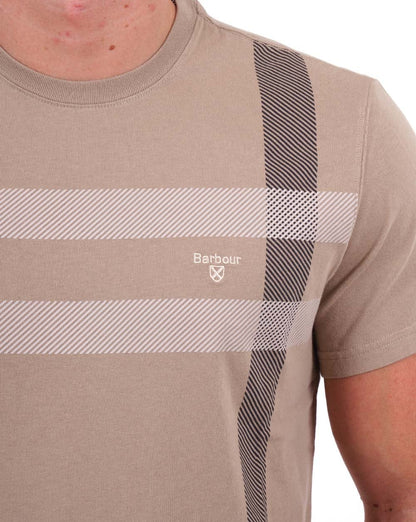 Barbour – Norman – T-Shirt in verwaschenem Stein