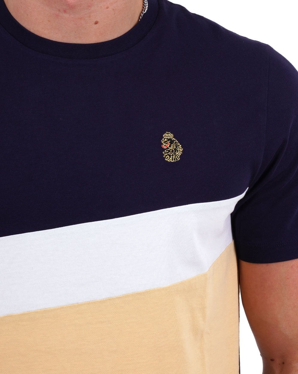 Luke Sport Bermuda-T-Shirt Marineblau/Mehrfarbig