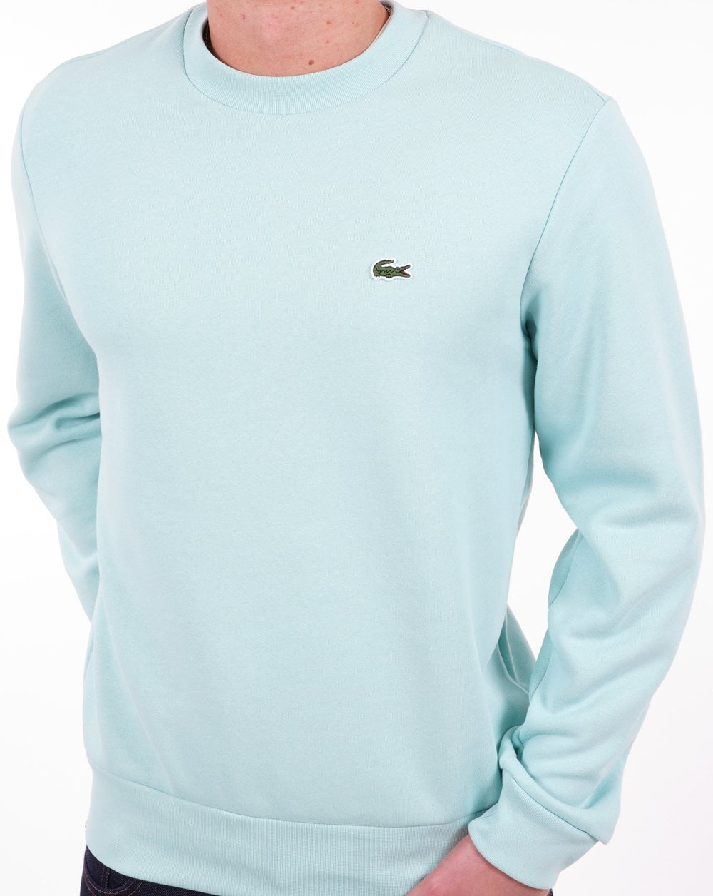 Lacoste Baumwoll-Sweatshirt Pastille Mint