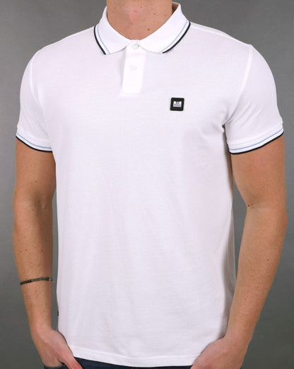 Weekend Offender Sterling Poloshirt Weiß