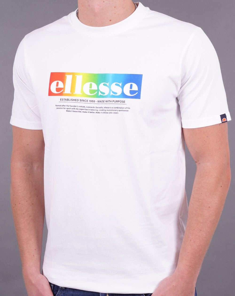 Ellesse – Allegrio – T-Shirt in Weiß