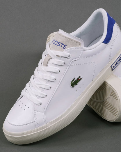 Lacoste Powercourt 123 SMA Trainer Weiß/Blau