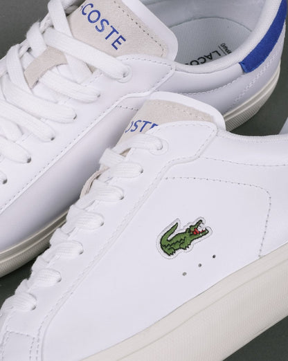 Lacoste Powercourt 123 SMA Trainer Weiß/Blau