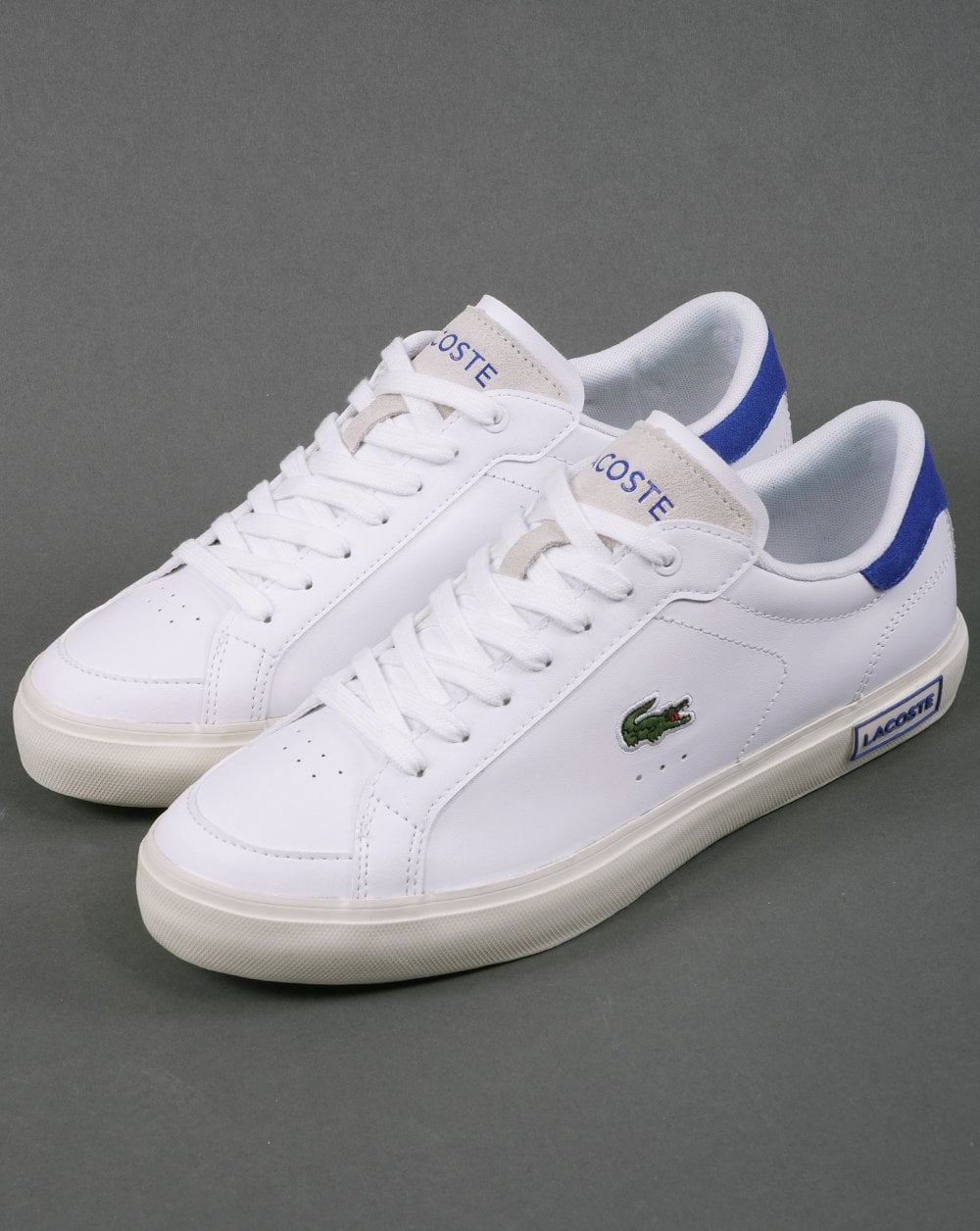 Lacoste Powercourt 123 SMA Trainer Weiß/Blau